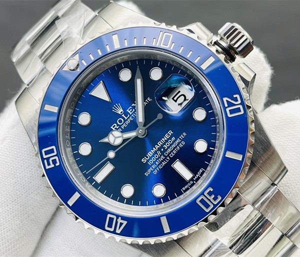 Rolex Submariner Replica Swiss Watch 116619LB-97209 Blue Dial 40MM (High End) 