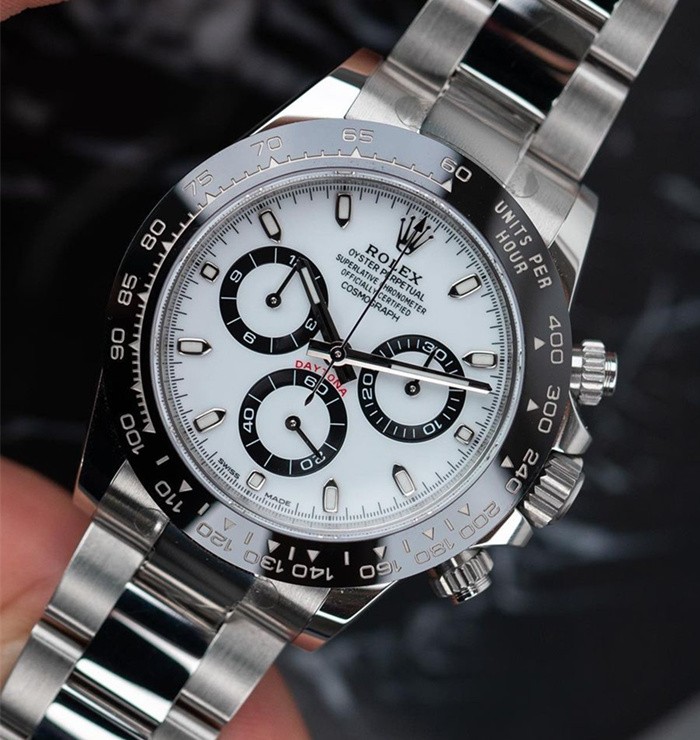 Rolex Daytona Swiss Chronograph White Dial 116500LN-0001 (High End)