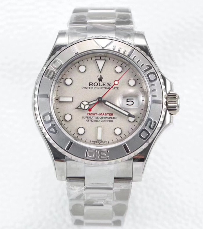 Rolex Yacht-Master Swiss Automatic Watch Silver Dial (High End)      