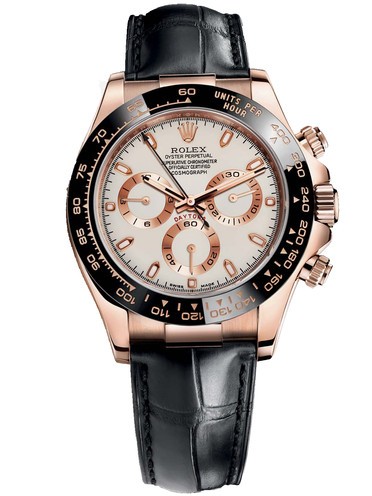 Replica Rolex Daytona Swiss Watches Creamy White Dial 40mm (High End)
