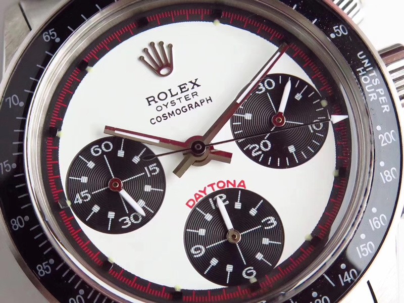 Swiss Rolex Daytona Replica Watches SS Shallow blue Dial Red Inner Meter SS band （High End）